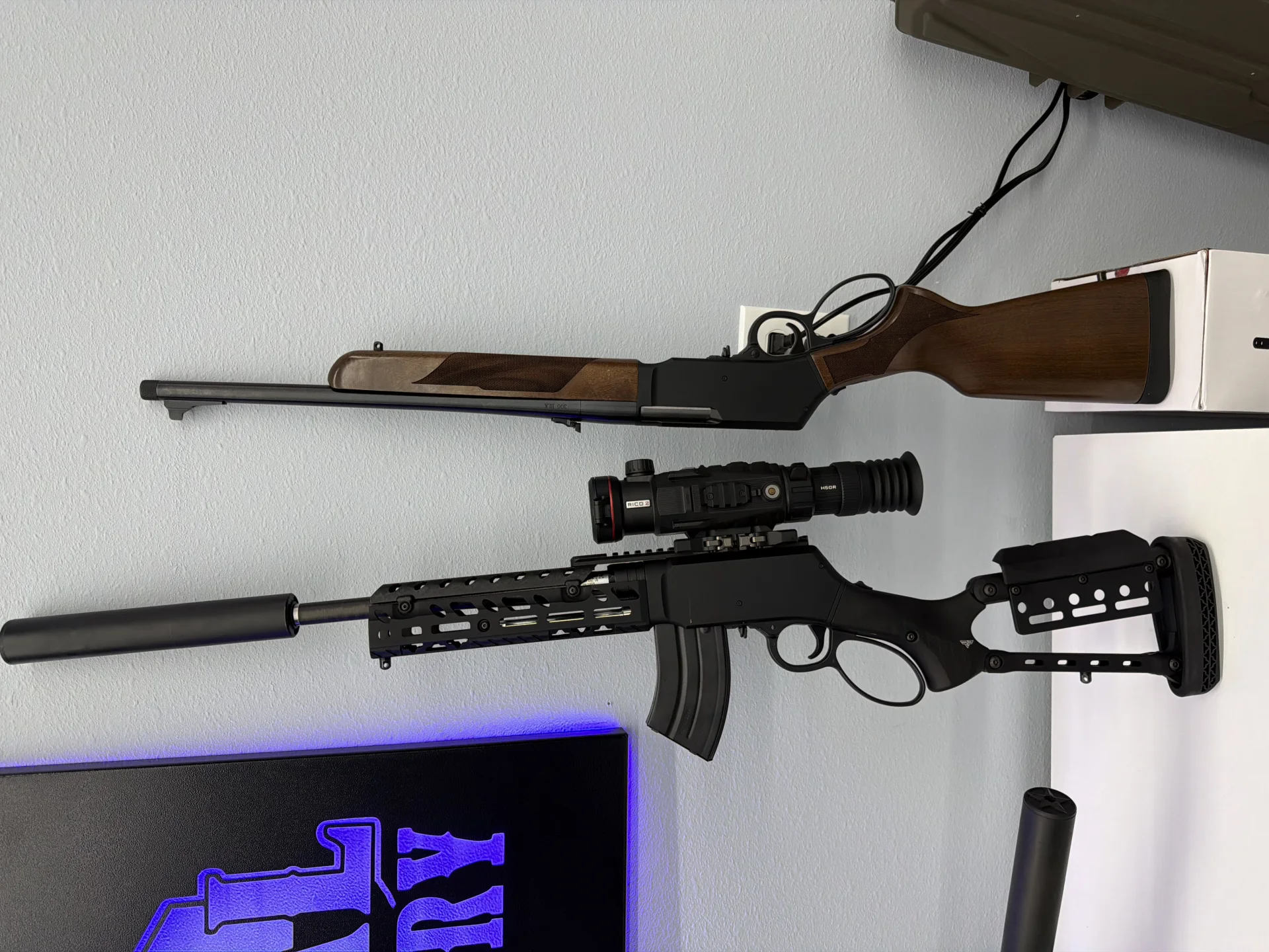 Custom rifle photographed for TX Coast Armory
