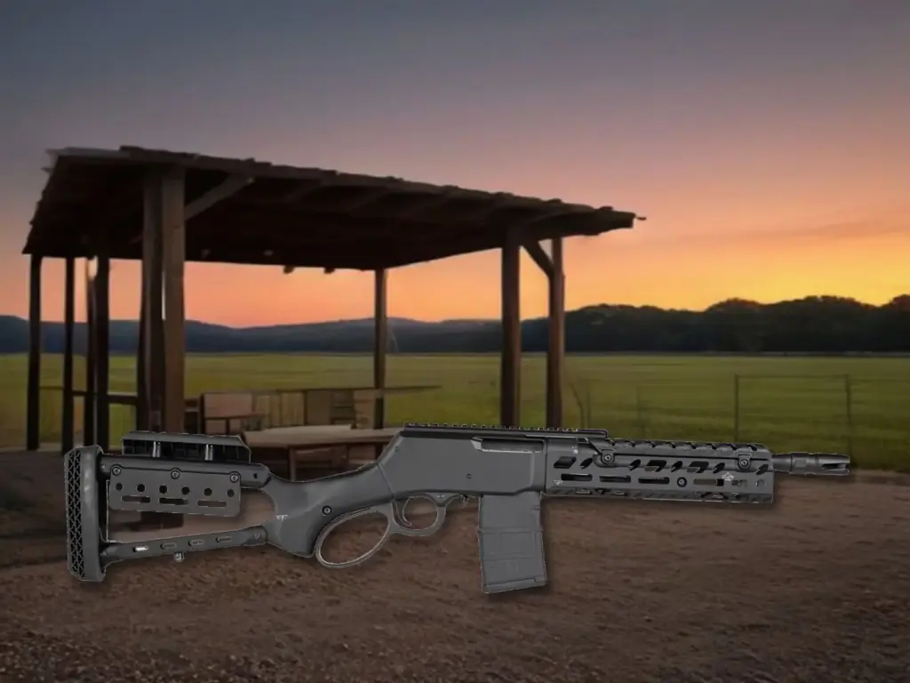 Representative compact Henry Lever Supreme build at an outdoor target range